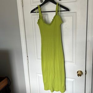 ZARA Ruffle Pencil Dress